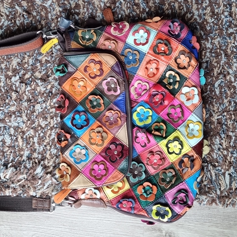 Colorful Leather Purse